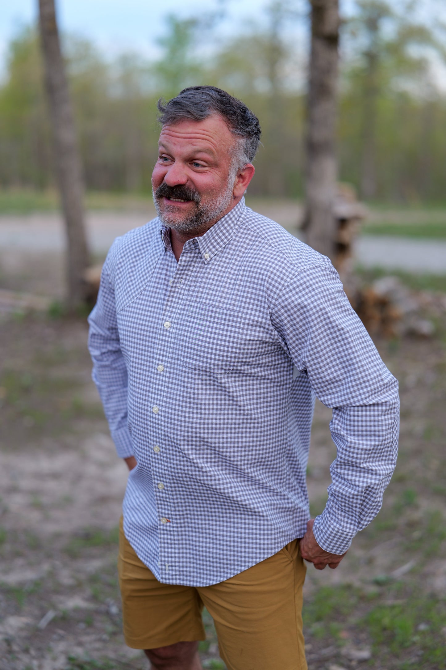Sportsmans skjorta - Gingham