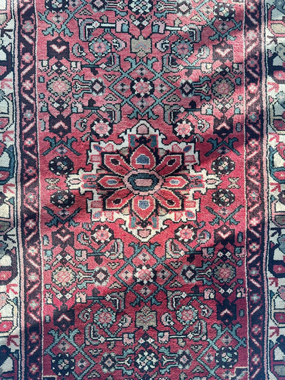Vintage Persian Hamadan Rug 3’7” x 6’8”