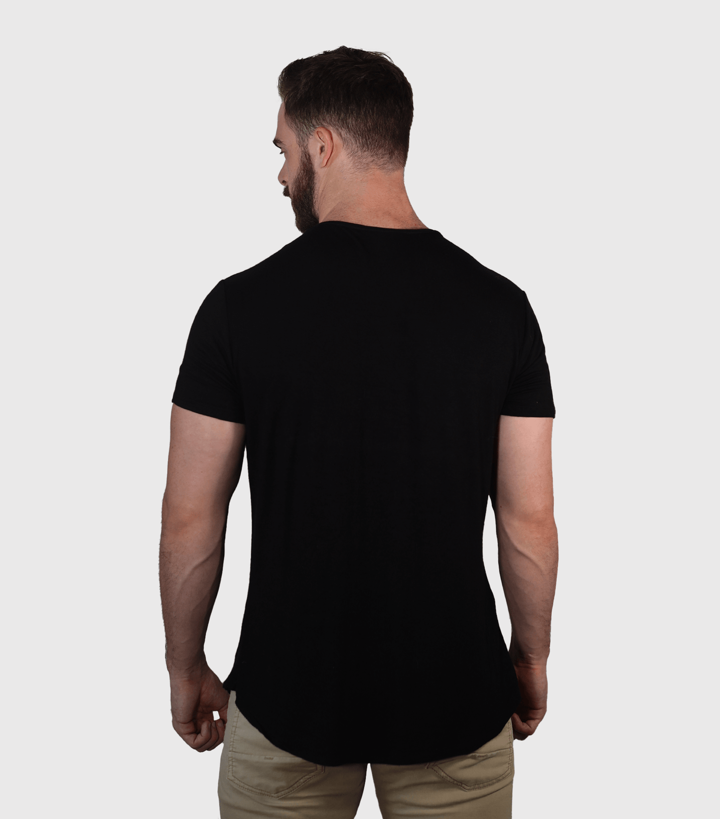 T-shirt in bambù Swift con orlo curvo - Sandstone