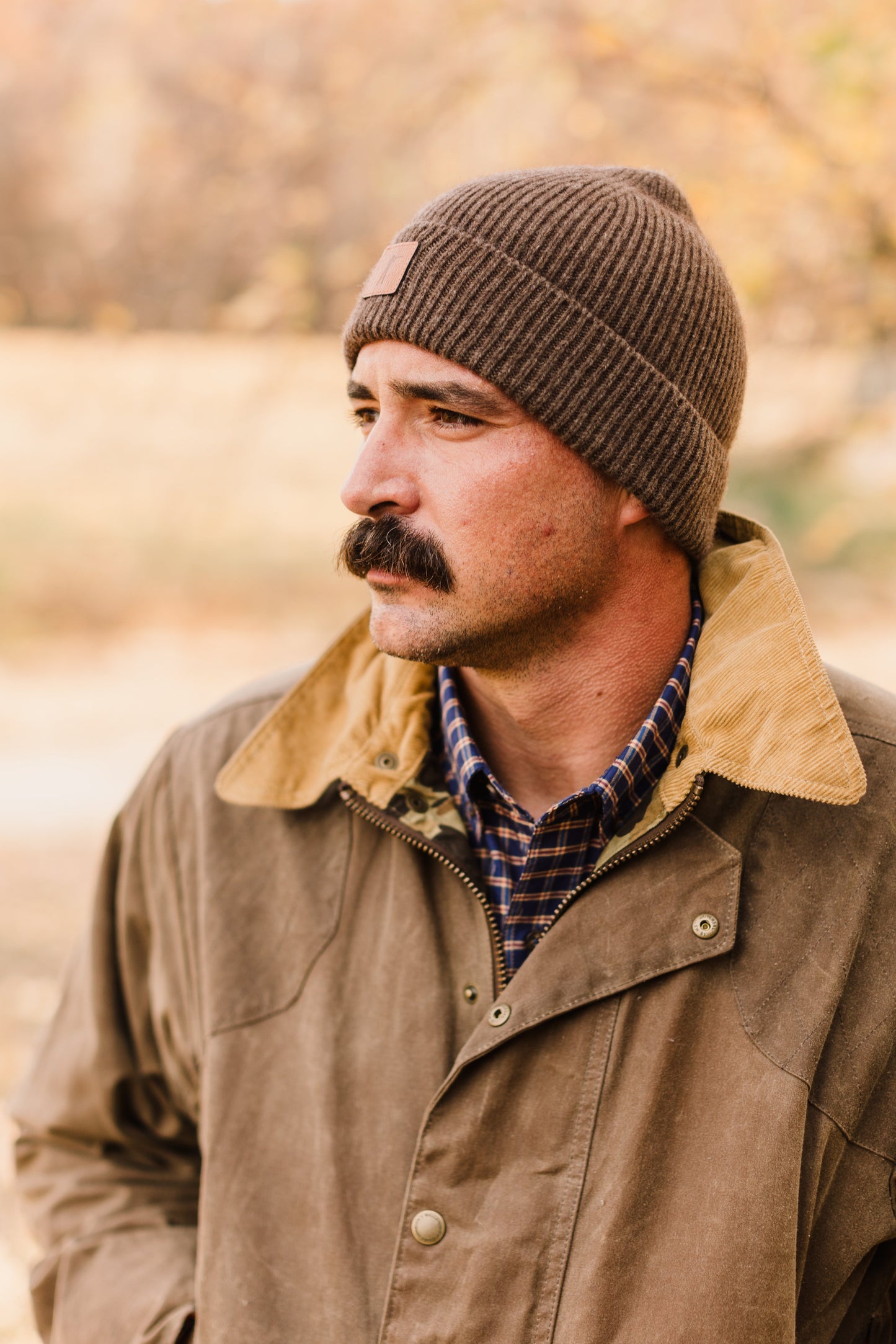 Arthur stickad mössa - Merino/Angora