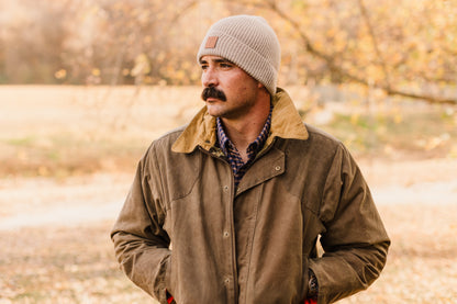 Arthur stickad mössa - Merino/Angora
