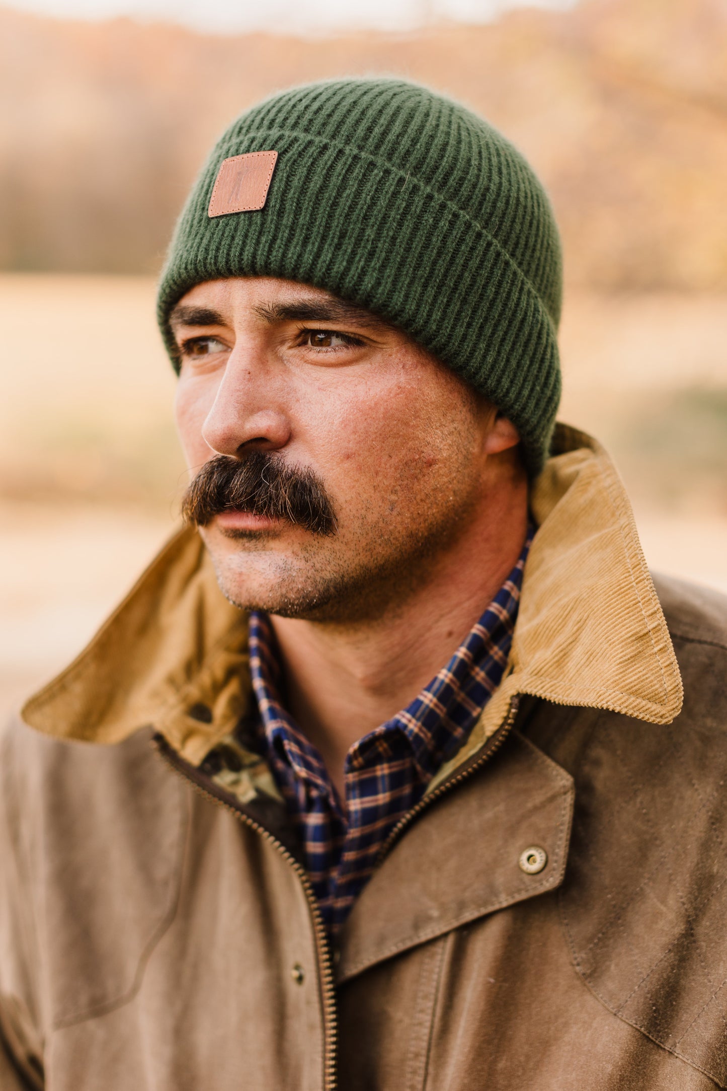 Arthur stickad mössa - Merino/Angora