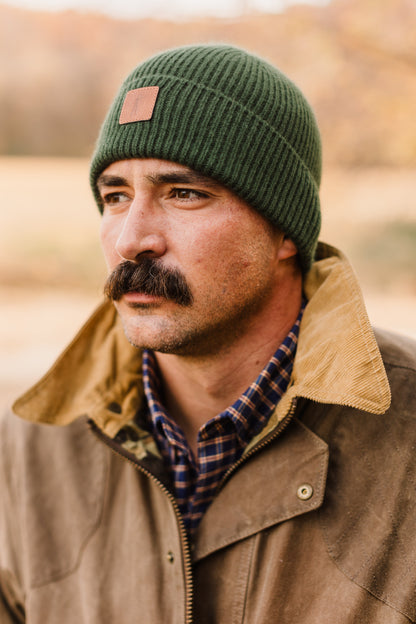 Arthur stickad mössa - Merino/Angora