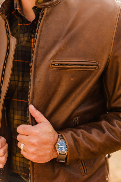 Schott x Ball and Buck Perfecto leren jas