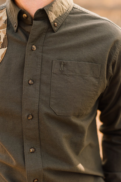 Sportsmans skjorta - Moss Oxford/Original Camo