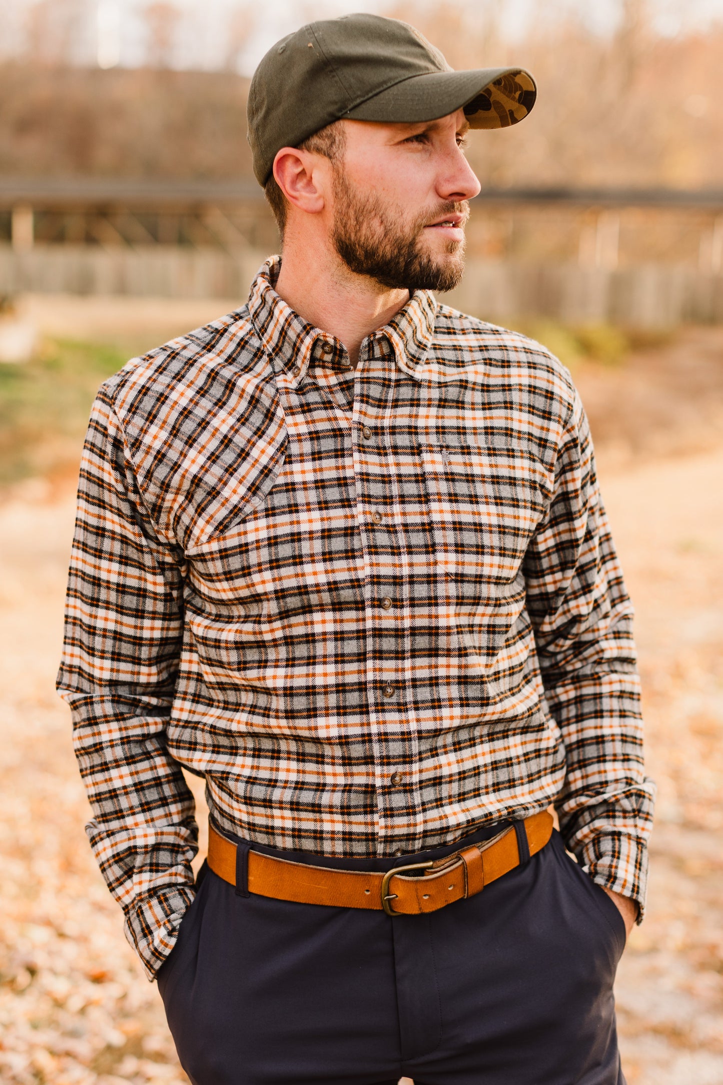 Sportsmans skjorta - Sharptail flanell