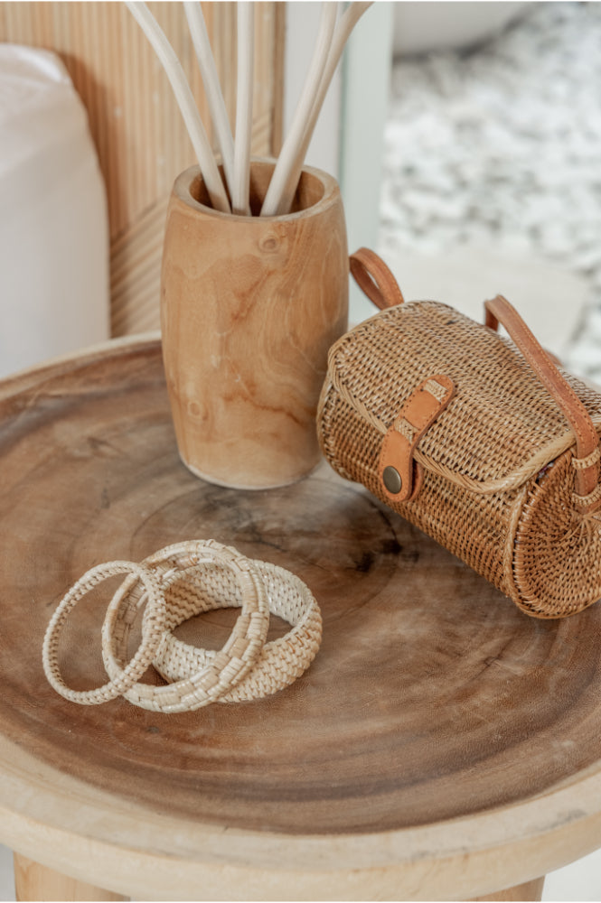 Statement Flat Weave Bangle
