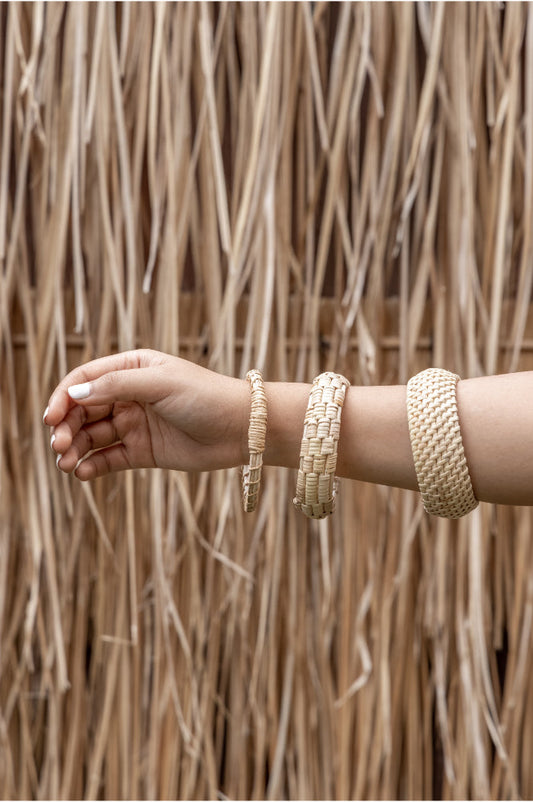 Statement Flat Weave Bangle