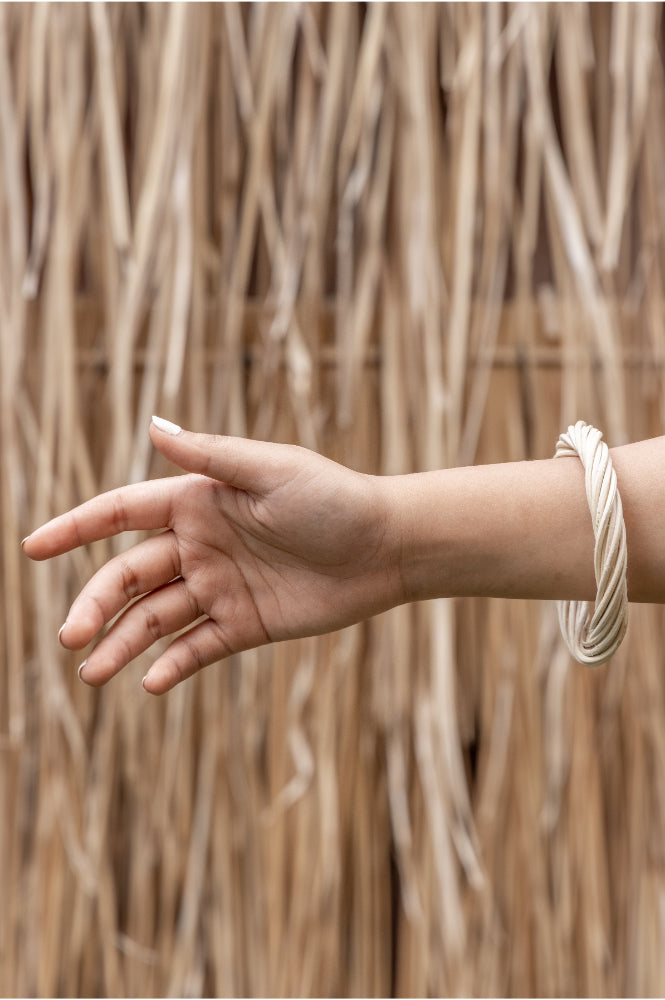 Rattan Bangle Assorted Set of 3