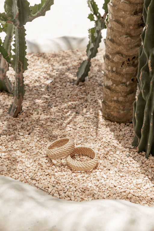 Rattan Bangle Assorted Set of 3