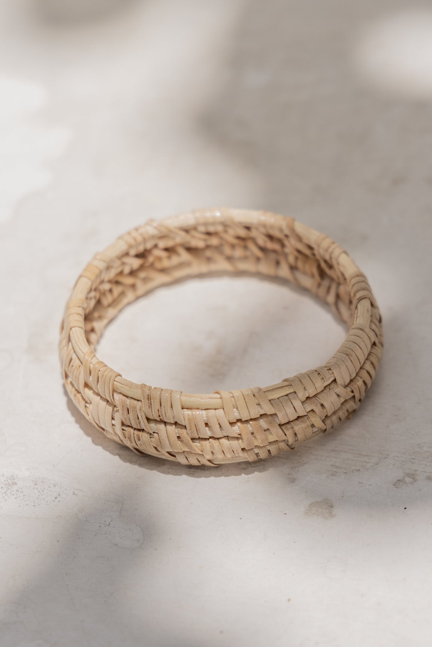 Statement Checker Weave Bangle