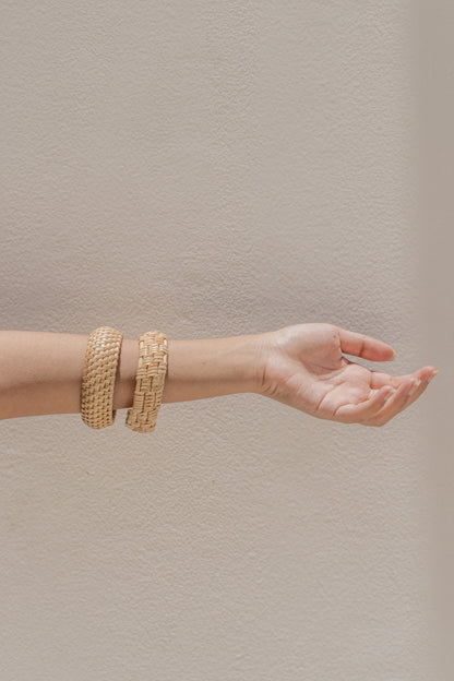 Statement Flat Weave Bangle