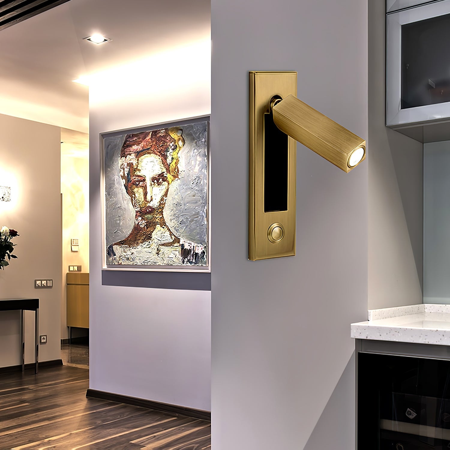 Bedside Sconce | Adjustable LED Wall Mounted Lamp with Hidden Switch 6