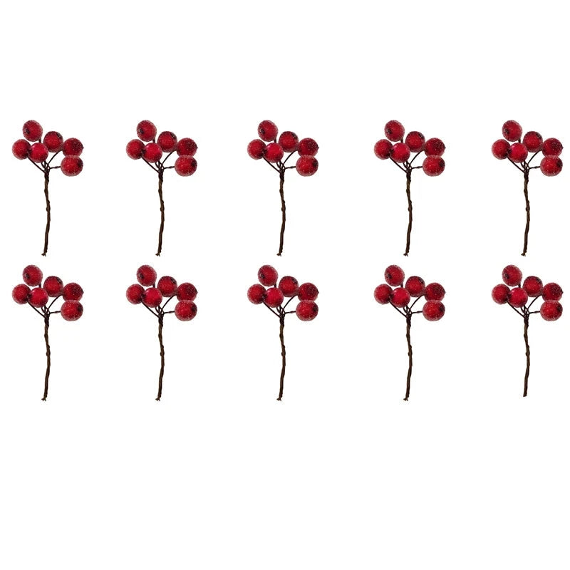 Berry Splendor | Imitation Christmas Berries Bundle for Festive Decor 0