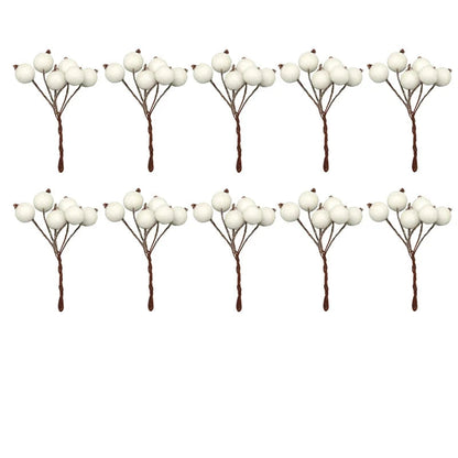 Berry Splendor | Imitation Christmas Berries Bundle for Festive Decor 6