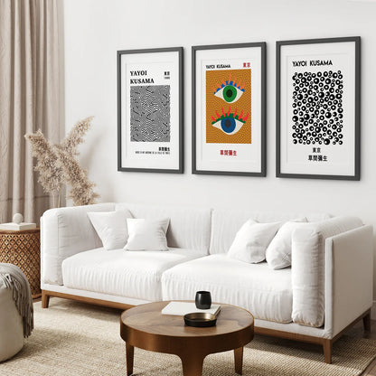 Japanese Yayoi Kusama Famous Wall Art Decor