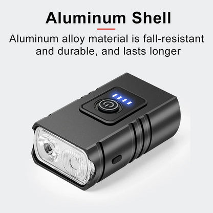 Bicycle Light Set | 1500 Lumens USB Rechargeable Headlight & Rear Light with 6 Modes for Night Riding Safety 4