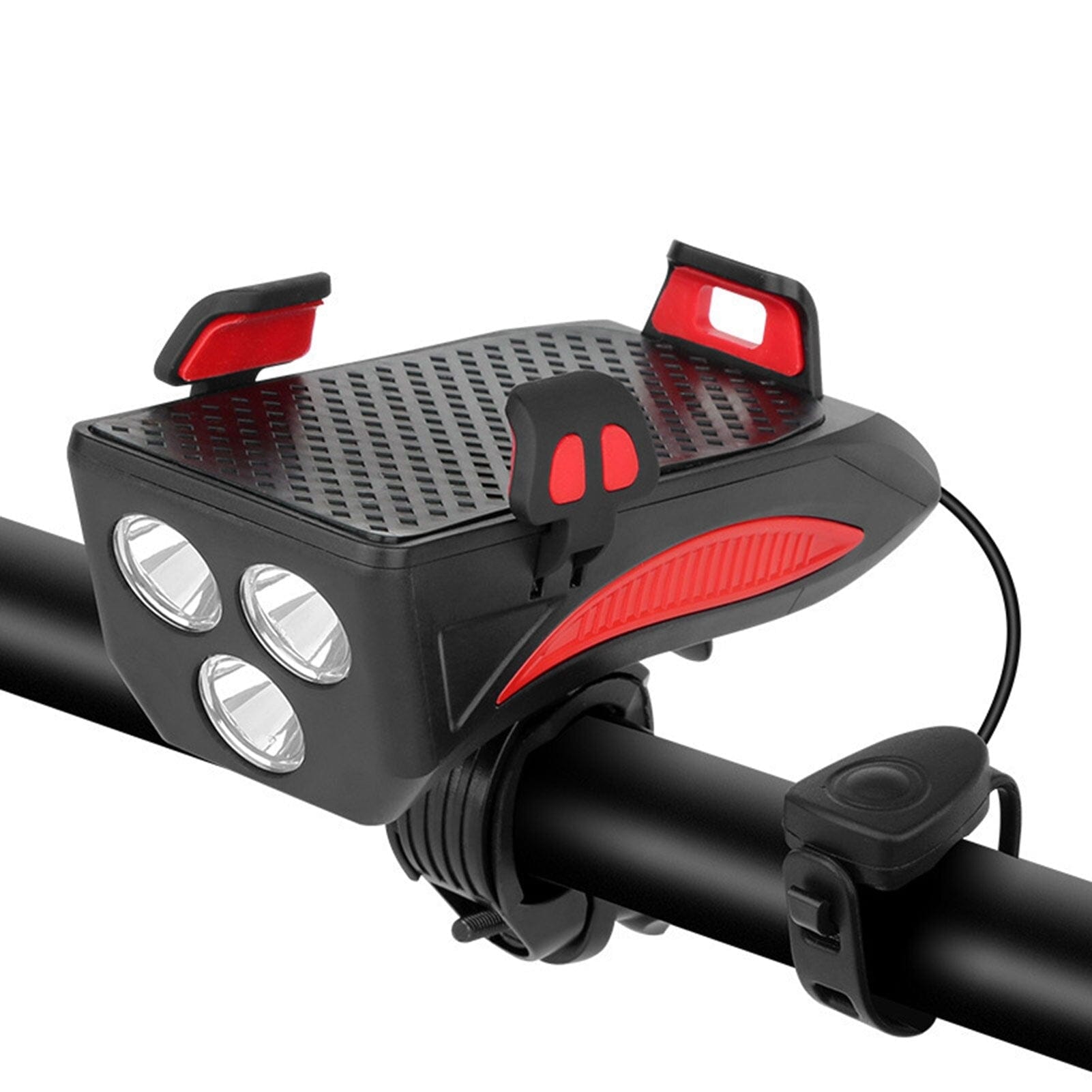 Bicycle Light | 4-in-1 LED Headlight with Powerbank, Phone Holder & Horn 0