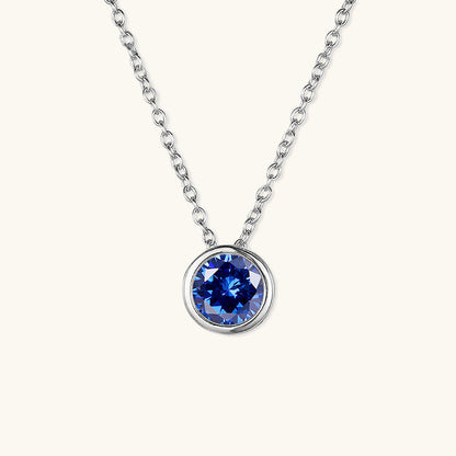 Birthstone Necklace | Personalized Gold Pendant with Gemstone 11