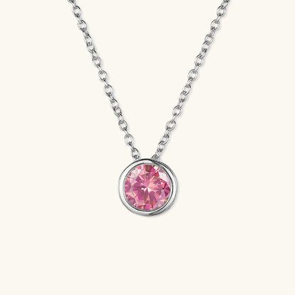 Birthstone Necklace | Personalized Gold Pendant with Gemstone 21