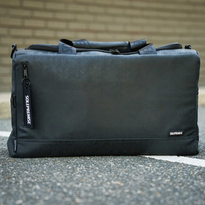 Black Leather Sneaker Duffle