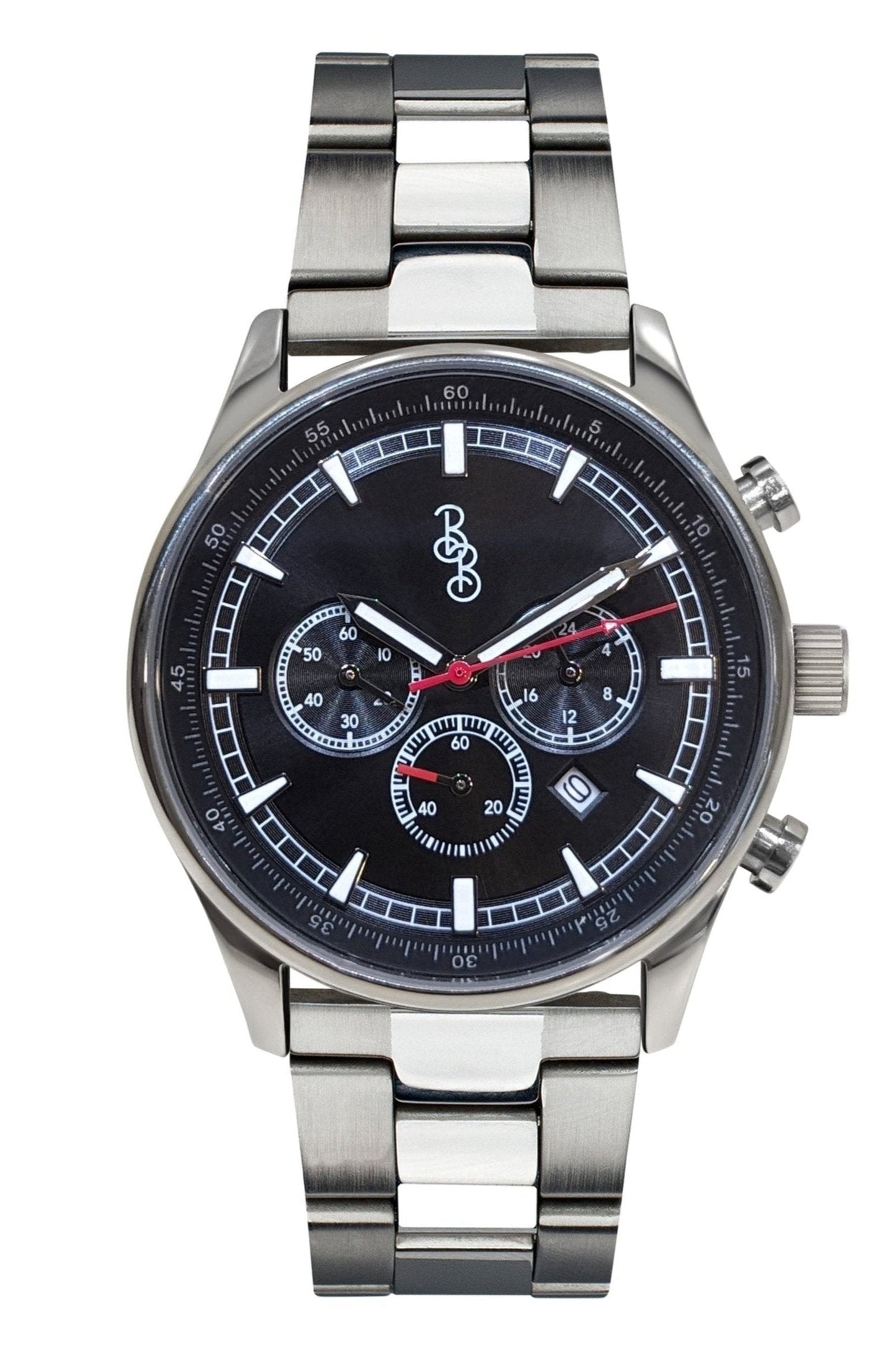 Czarny sportowy chronograf