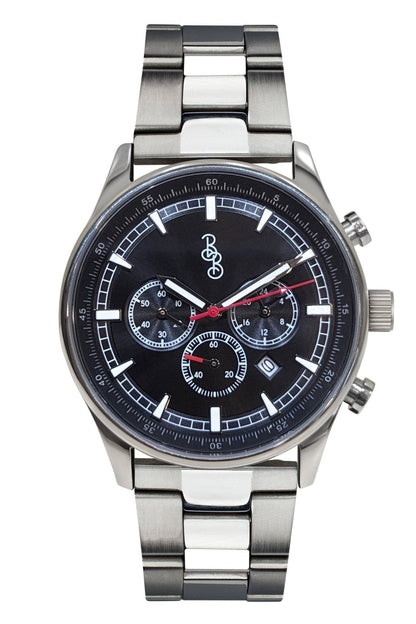 Czarny sportowy chronograf