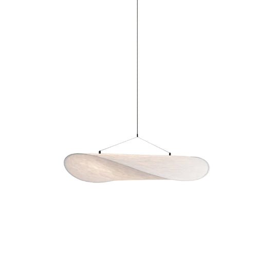 Black Pendant Light | Modern LED Fixture with Recyclable Tyvek Shade 0
