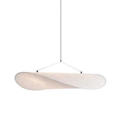 Black Pendant Light | Modern LED Fixture with Recyclable Tyvek Shade 14