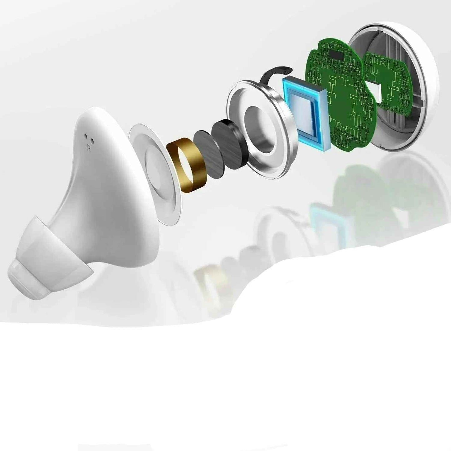 Bluetooth Hearing Aids | App-Controlled Rechargeable with Compact Design 0