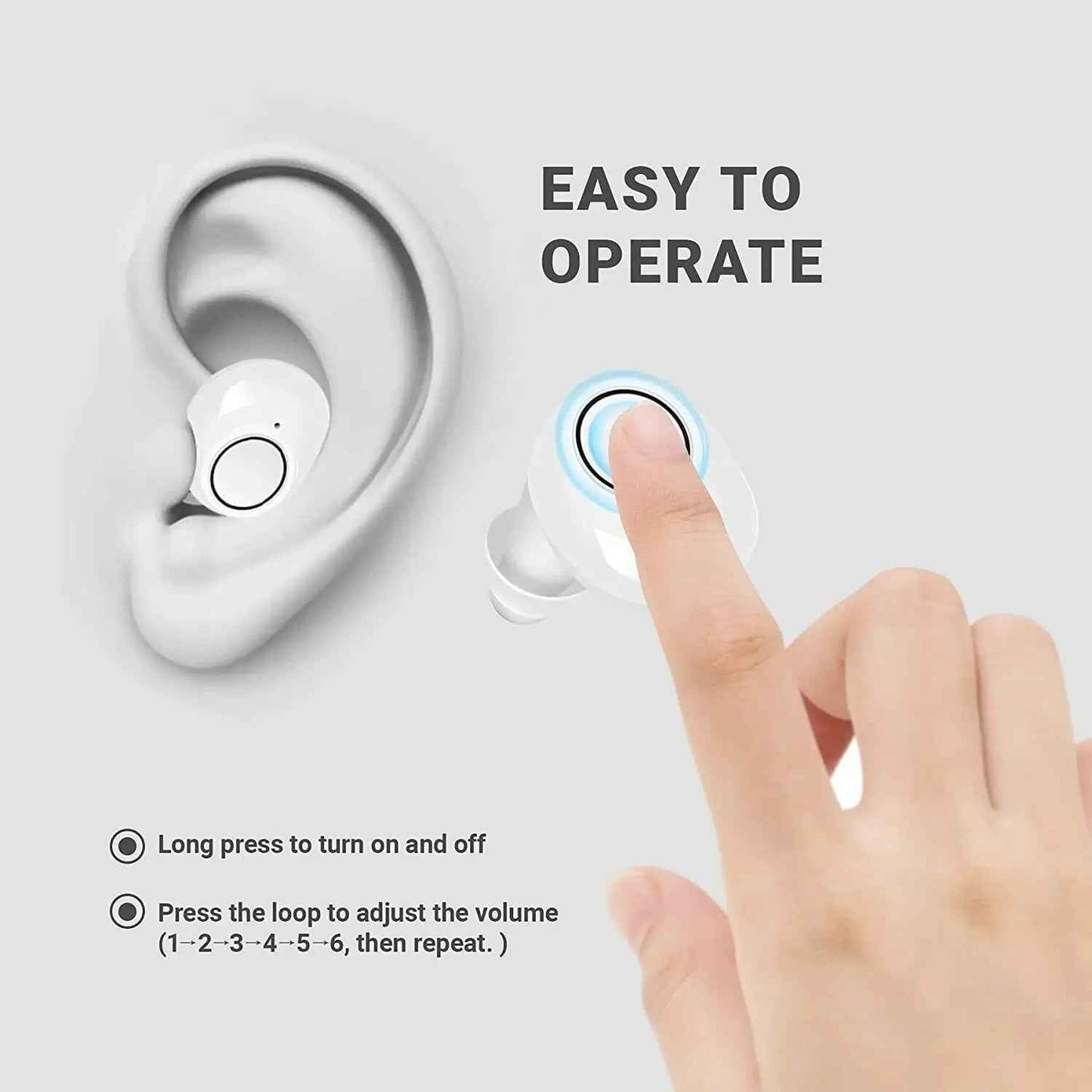 Bluetooth Hearing Aids | App-Controlled Rechargeable with Compact Design 4