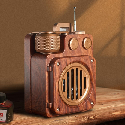 Bluetooth Speaker | Vintage Design with Deep Bass and Multi-Function Playback 1