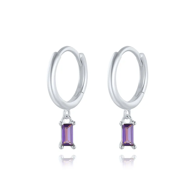 Bohemian Hoop Earrings | S925 Sterling Silver with Colorful Accents 10