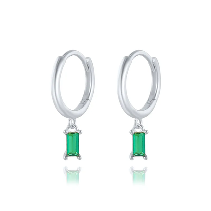 Bohemian Hoop Earrings | S925 Sterling Silver with Colorful Accents 9