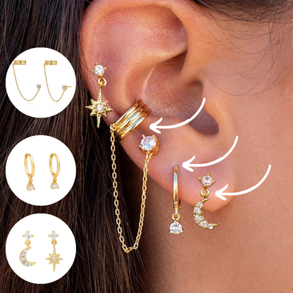 Boho Earring Set | Hypoallergenic Surgical Stainless Steel for Sensitive Ears 0