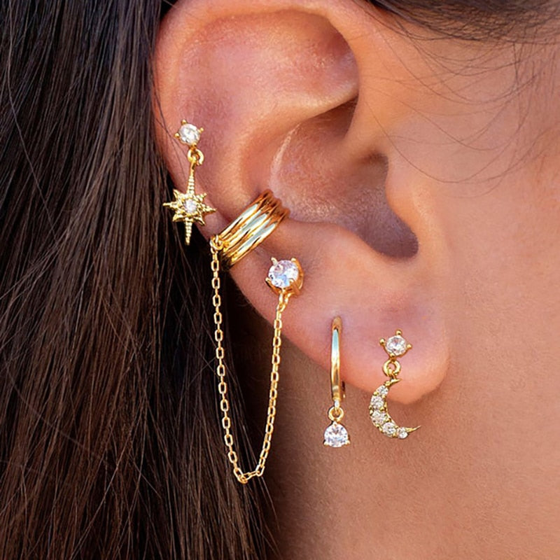 Boho Earring Set | Hypoallergenic Surgical Stainless Steel for Sensitive Ears 1