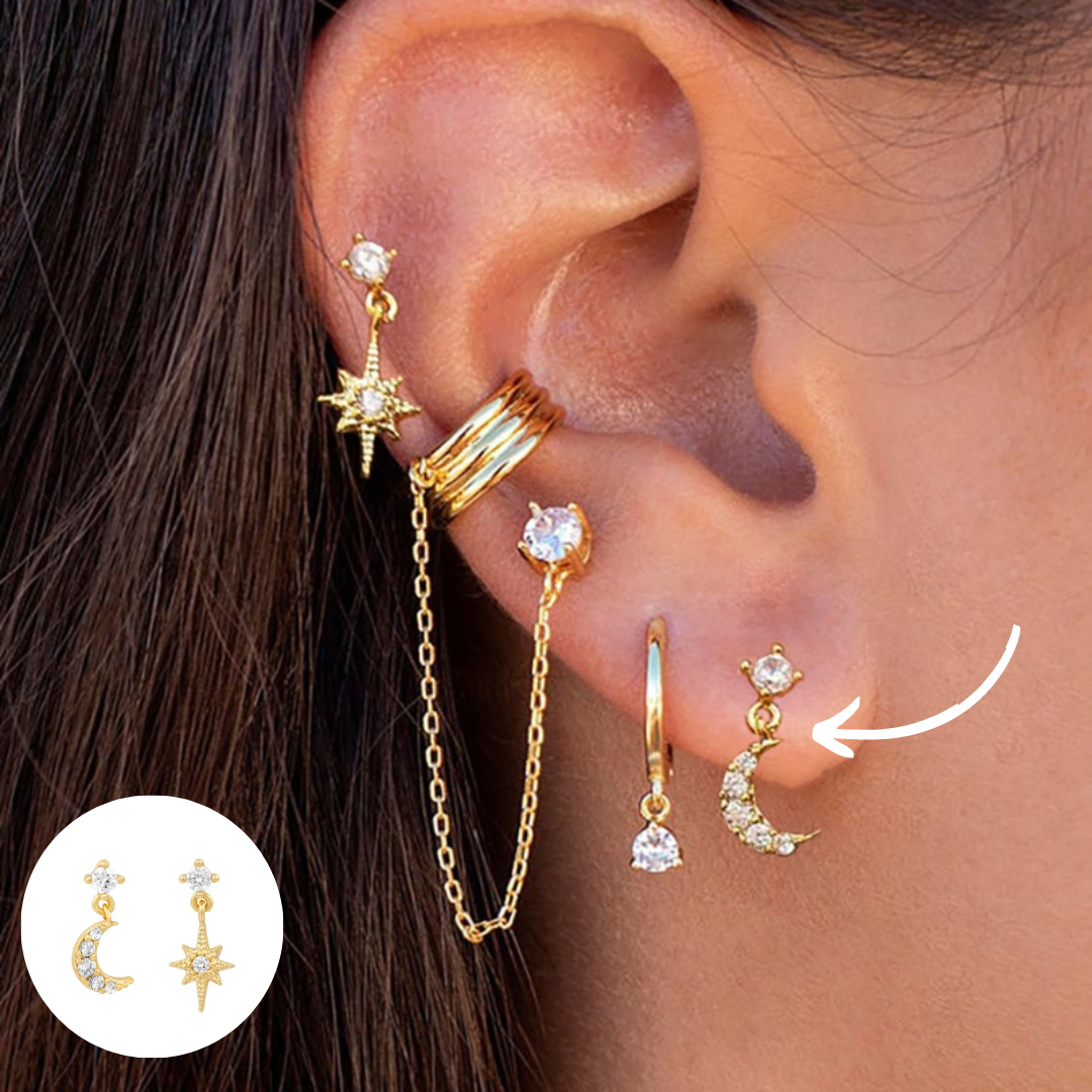 Boho Earring Set | Hypoallergenic Surgical Stainless Steel for Sensitive Ears 4