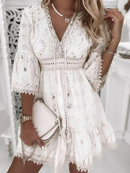Boho Mini Dress | Lightweight and Airy Design for Effortless Style 1