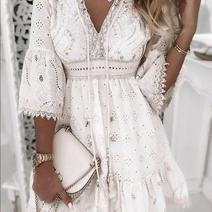 Boho Mini Dress | Lightweight and Airy Design for Effortless Style 2