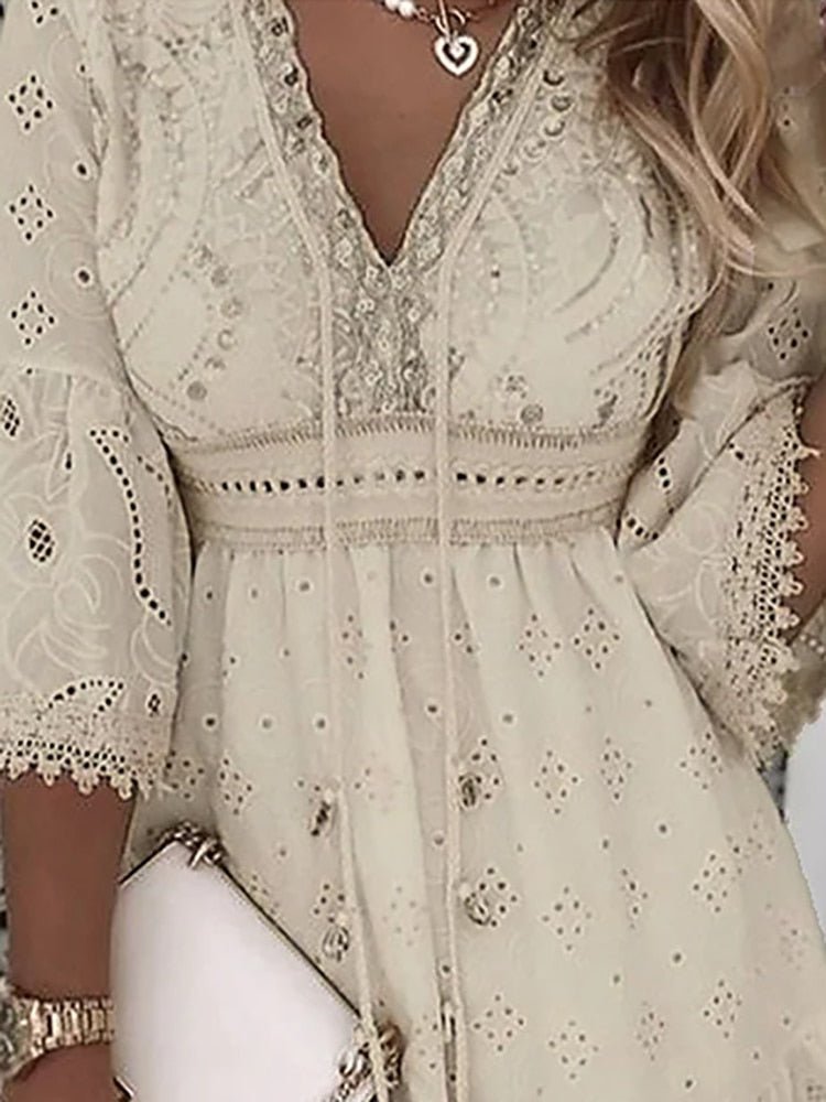 Boho Mini Dress | Lightweight and Airy Design for Effortless Style 6