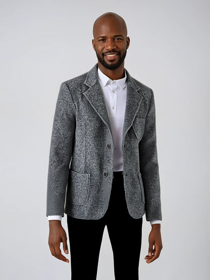Boiled Wool Blazer