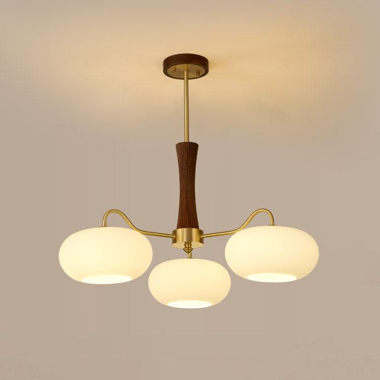 Brass Wooden Chandelier | Modern Design for Dining Room Lighting 10