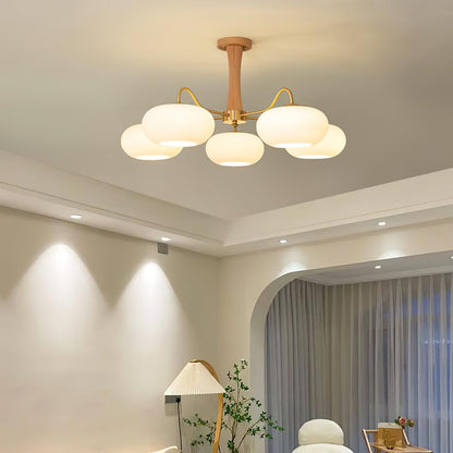Brass Wooden Chandelier | Modern Design for Dining Room Lighting 5