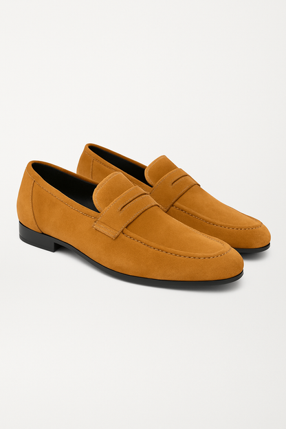 Brayden Suede Loafer | Classic Penny Design with Comfortable Flat Sole 5