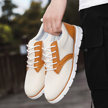 Breathable Hybrid Mesh Sneakers with Cushioned Insole and Flexible Rubber Sole for Casual Comfort and Style 2