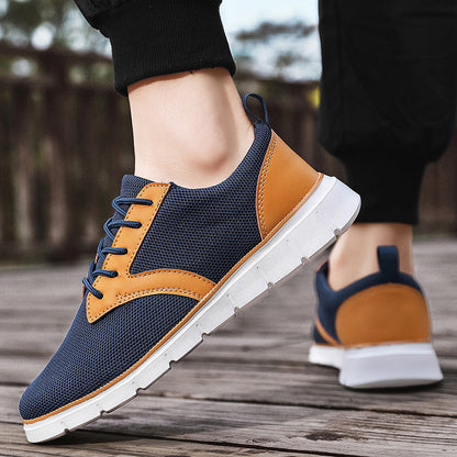 Breathable Hybrid Mesh Sneakers with Cushioned Insole and Flexible Rubber Sole for Casual Comfort and Style 6
