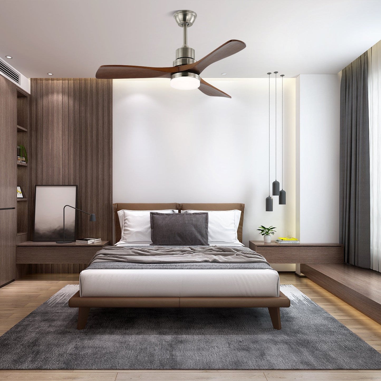 Breeze Master | Modern Ceiling Fan with Integrated LED Lights & 6-Speed Control 2