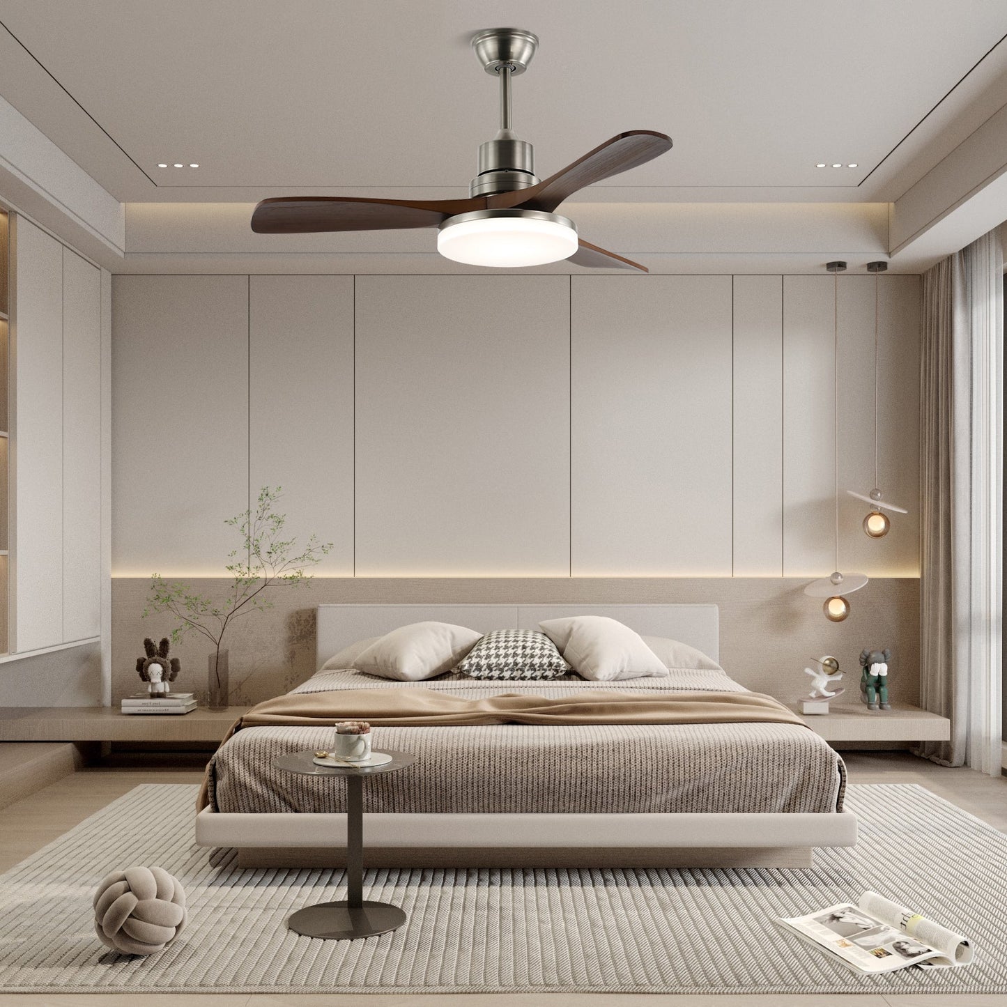 Breeze Master | Modern Ceiling Fan with Integrated LED Lights & 6-Speed Control 4