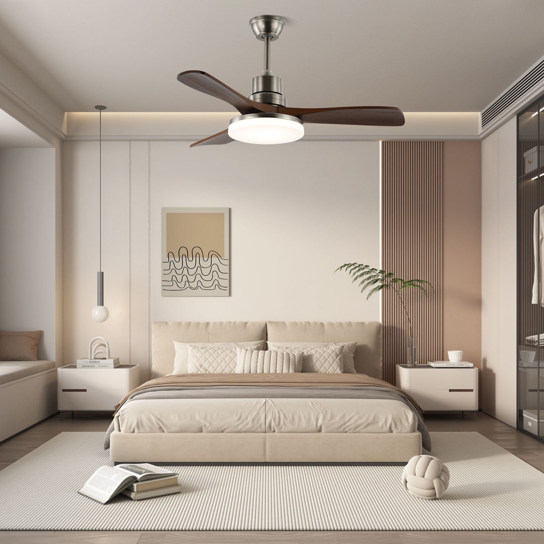 Breeze Master | Modern Ceiling Fan with Integrated LED Lights & 6-Speed Control 5