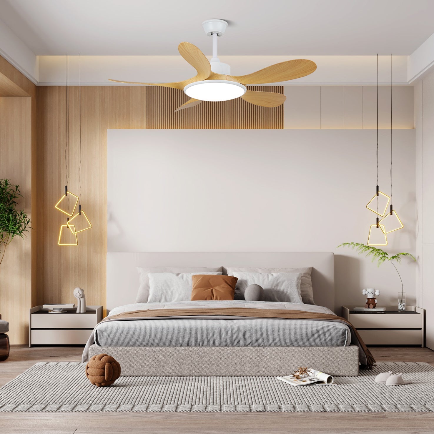Brinley | 42/52 Ceiling Fan Light with Adjustable Airflow 7